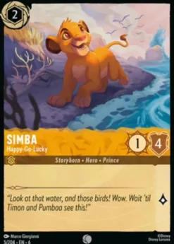 Simba, Happy-Go-Lucky (foil) - Azurite Sea