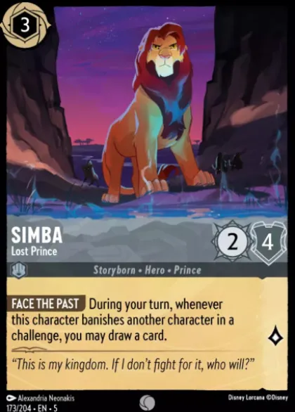 Simba, Lost Prince (foil) - Shimmering Skies