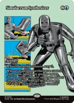 Simulacrum Synthesizer (#61) (borderless) - Marvel