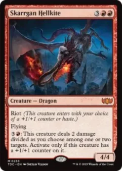 Skarrgan Hellkite - Tarkir: Dragonstorm Commander