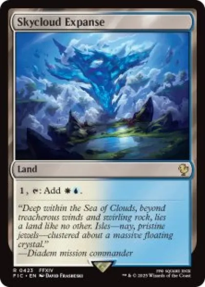 Skycloud Expanse (surge foil) - Final Fantasy Commander