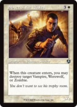 Slayer of the Wicked (foil) (showcase) - Innistrad Remastered Varianten