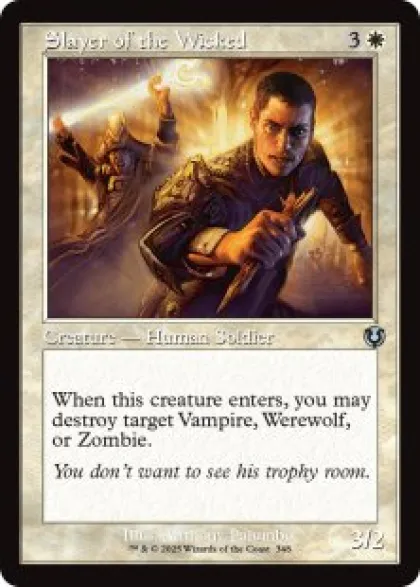 Slayer of the Wicked (foil) (showcase) - Innistrad Remastered Varianten