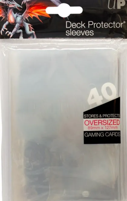 Sleeves Oversized Clear (40 stuks)