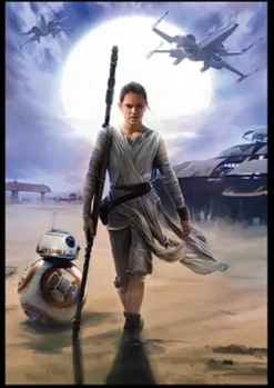 Sleeves Star Wars - Rey (50 stuks)