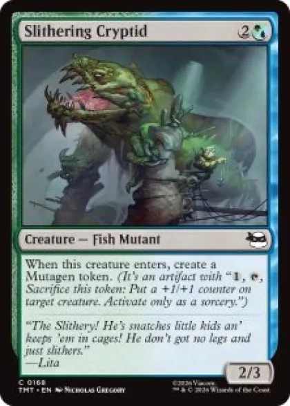 Slithering Cryptid (foil) - Teenage Mutant Ninja Turtles
