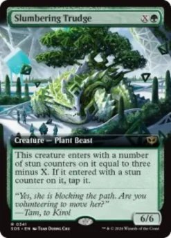 Slumbering Trudge (extended art) - Secrets of Strixhaven Varianten
