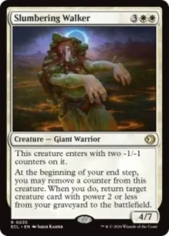 Slumbering Walker (foil) - Lorwyn Eclipsed