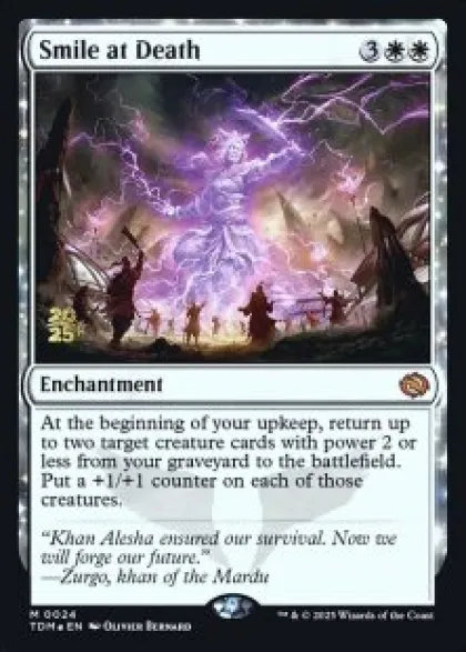 Smile at Death (foil) - Tarkir: Dragonstorm Prerelease Promo's