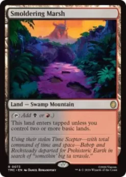 Smoldering Marsh (surge foil) - Teenage Mutant Ninja Turtles Eternal-Legal