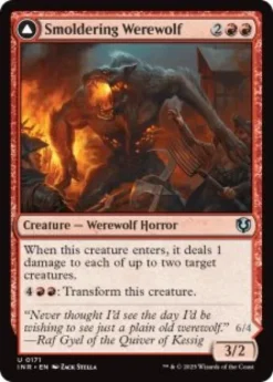 Smoldering Werewolf (foil) - Innistrad Remastered