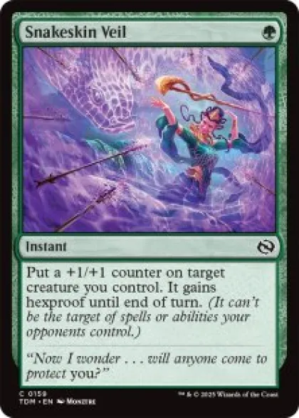 Snakeskin Veil (foil) - Tarkir: Dragonstorm