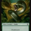 Snake token (foil) (1/1) - Lorwyn Eclipsed Commander