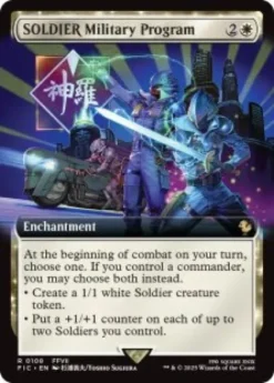 SOLDIER Military Program (foil) (extended art) - Final Fantasy Commander Varianten