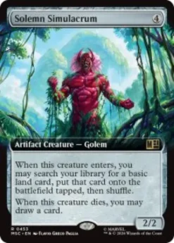 Solemn Simulacrum (extended art) - Marvel Super Heroes Commander Varianten