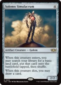 Solemn Simulacrum - Tarkir: Dragonstorm Commander
