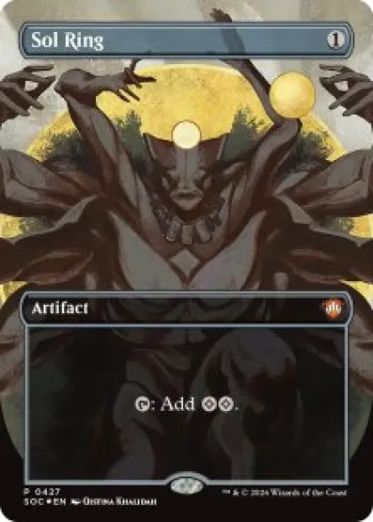 Sol Ring (foil) (borderless) - Secrets of Strixhaven Commander Varianten