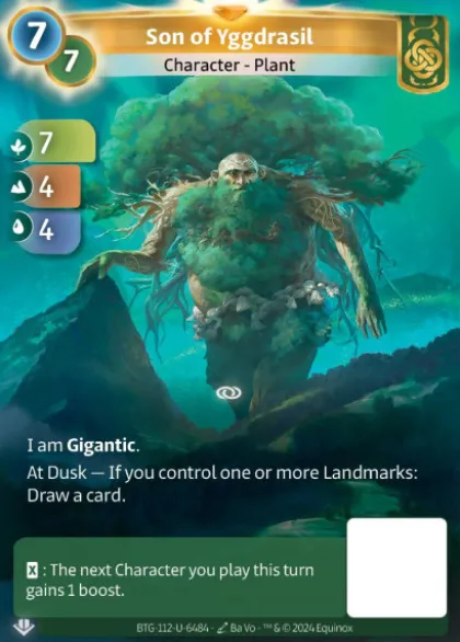 Son of Yggdrasil (U-6484) - Altered Non-Kickstarter Uniques