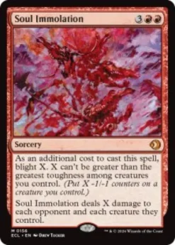 Soul Immolation (foil) - Lorwyn Eclipsed