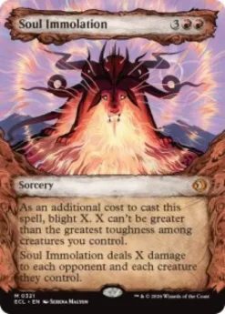 Soul Immolation (foil) (showcase) - Lorwyn Eclipsed Varianten