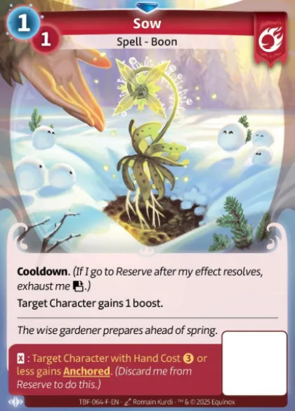 Sow (F) - Altered Trial by Frost