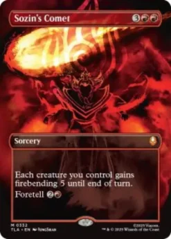 Sozin's Comet (332) (foil) (borderless) - Avatar: The Last Airbender Varianten