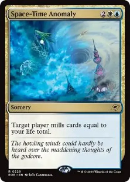 Space-Time Anomaly (foil) - Edge of Eternities Planeswalker Stamped