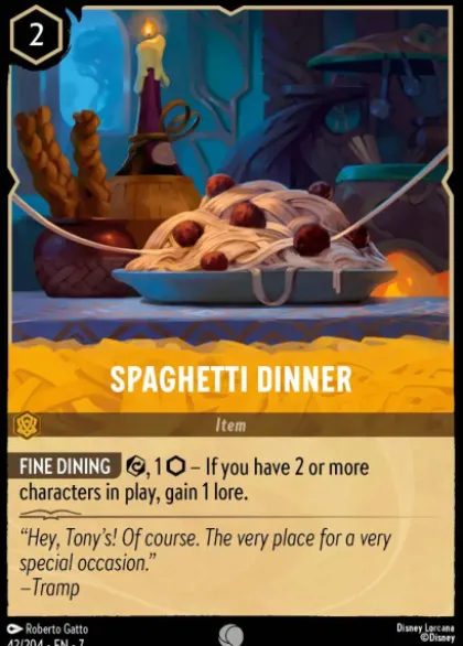Spaghetti Dinner (foil) - Archazia's island