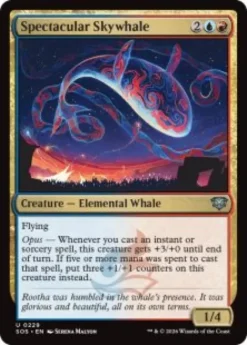 Spectacular Skywhale (foil) - Secrets of Strixhaven