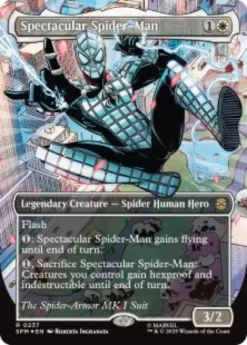 Spectacular Spider-Man (#237) (textured foil) (borderless) - Marvel's Spider-Man Varianten
