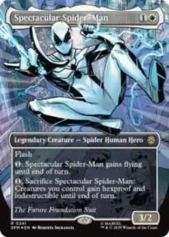 Spectacular Spider-Man (#241) (textured foil) (borderless) - Marvel's Spider-Man Varianten