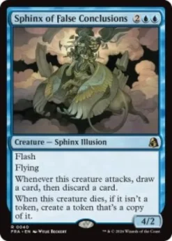 Sphinx of False Conclusions (foil) - Reality Fracture