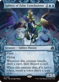 Sphinx of False Conclusions (foil) (showcase) - Reality Fracture Varianten