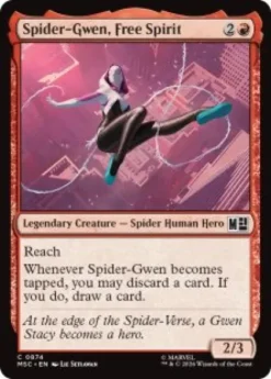 Spider-Gwen, Free Spirit (foil) - Marvel Super Heroes Commander