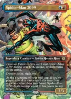 Spider-Man 2099 (#205) (foil) (borderless) - Marvel's Spider-Man Varianten