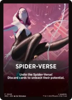 Spider-Verse front card - Marvel Super Heroes Commander