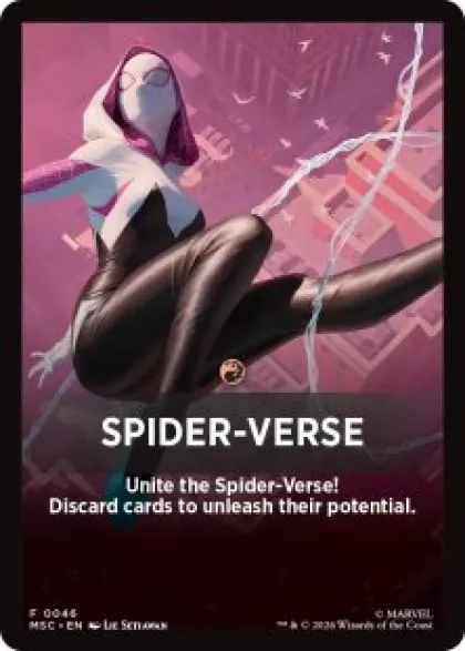 Spider-Verse front card - Marvel Super Heroes Commander