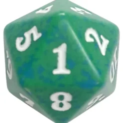 Spindown Die D20 Green