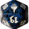 Spindown Die D20 Planeswalker Symbol (Blue / Black)