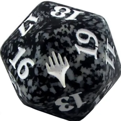 Spindown Die D20 Planeswalker Symbol