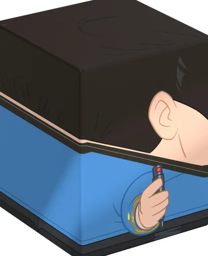 Squaroes - Squaroe Star Trek: The Original Series Card Box: Dr. McCoy