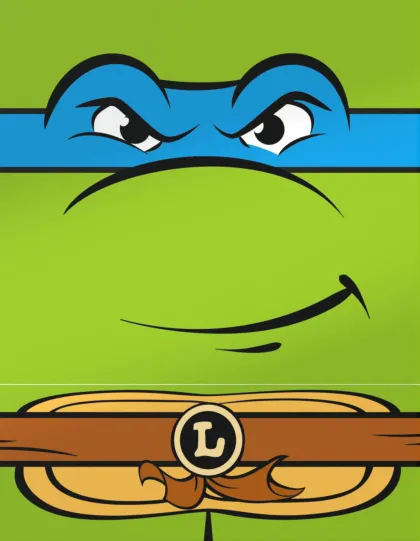 Squaroes - Squaroe Teenage Mutant Ninja Turtles Card Box: Leonardo