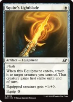 Squire's Lightblade (foil) - Edge of Eternities
