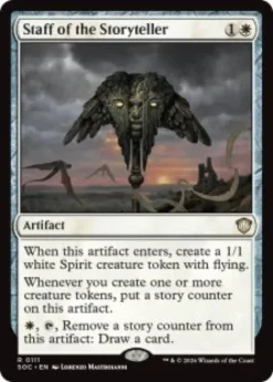 Staff of the Storyteller - Secrets of Strixhaven Commander
