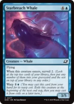 Starbreach Whale (foil) - Edge of Eternities