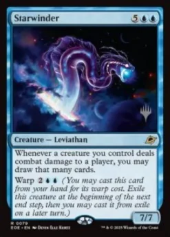 Starwinder (foil) - Edge of Eternities Planeswalker Stamped