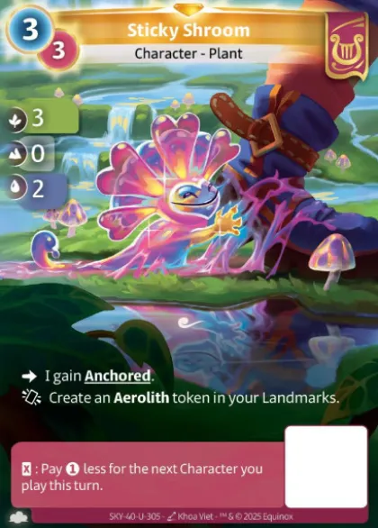 Sticky Shroom (U-305) - skybound unique
