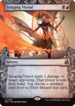 Stinging Vitriol (foil) (showcase) - Reality Fracture Varianten