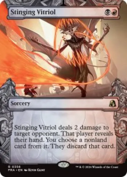 Stinging Vitriol (foil) (showcase) - Reality Fracture Varianten