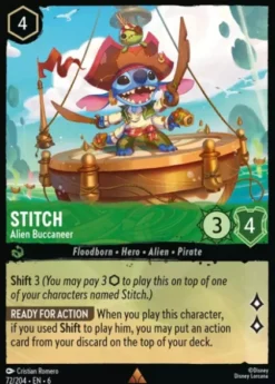 Stitch, Alien Buccaneer (foil) - Azurite Sea